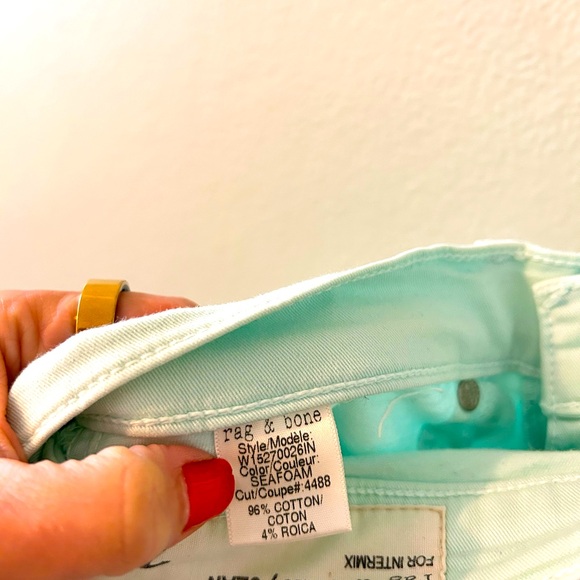 rag & bone Mint Skinny Jeans with Stretch - Picture 6 of 6